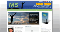 Desktop Screenshot of mslivingsymptomfree.com